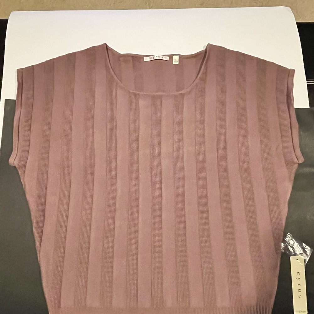 Cyrus knit top.